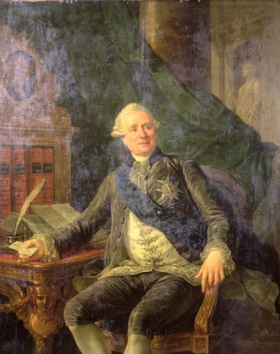 Charles Gravier (1719-87) Count of Vergennes by Antoine François Callet